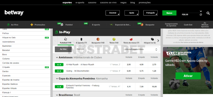 betway apostas esportivas