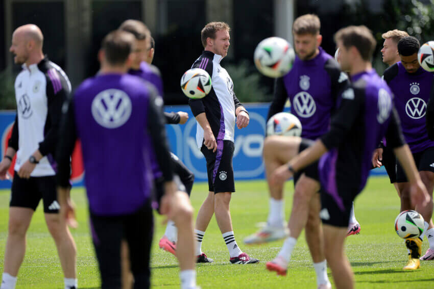 Germany football team training