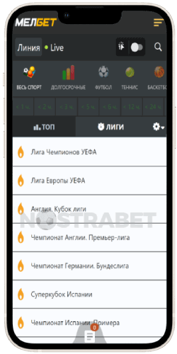 лиги приложения мелбет ios